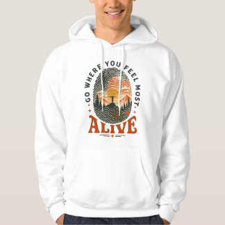 Sudadera Regalo de aventura de senderismo donde te sientes 