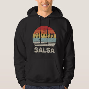 Sudadera Regalo de bailarín de salsa de baile de salsa retr