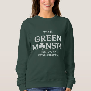 Sudadera Regalo de béisbol Green Monsta Boston Green Monsta