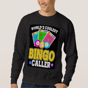 Sudadera Regalo de Bingo Retro Llamador de BINGO Más Genial