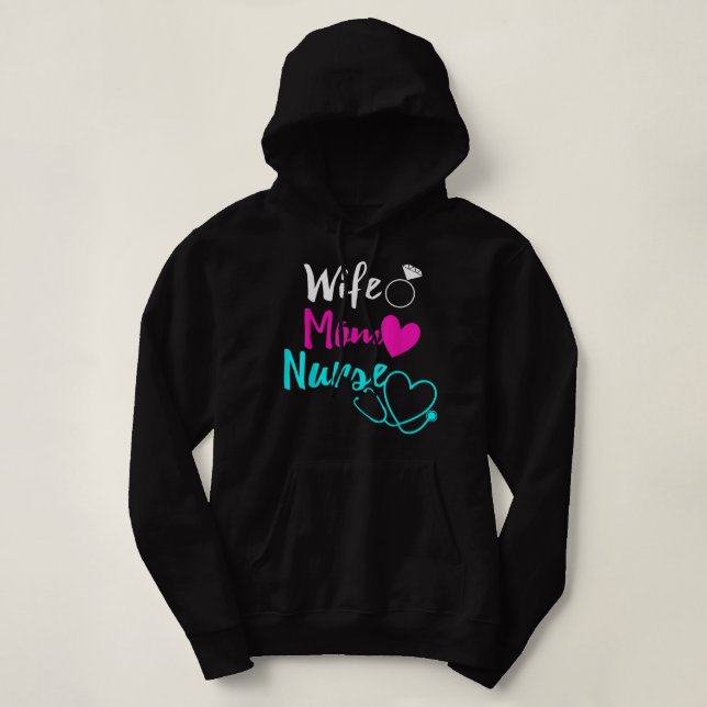 Sudadera Regalo de bombero para mujer bombera y novia (Diseño del anverso)