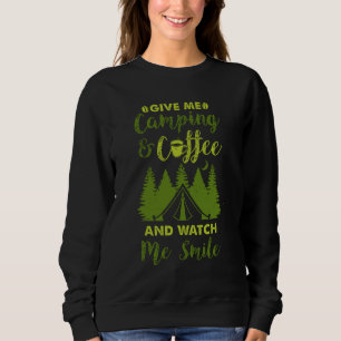 Sudadera Regalo de café de camping