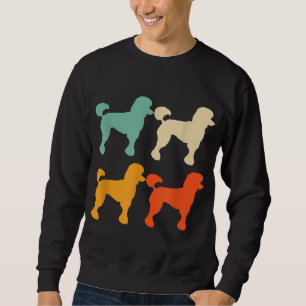 Sudadera Regalo de canapé para perro amante del caniche ret
