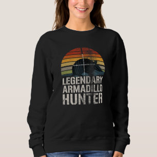 Sudadera Regalo de caza de armadillo legendario del atardec