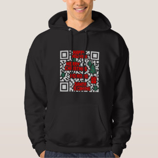 Sudadera regalo de código QR de Navidad