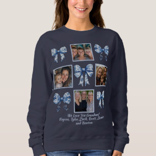 Sudadera Regalo de Collage de fotos de la abuela del person
