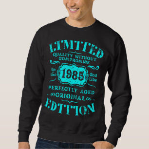 Sudadera Regalo de cumpleaños de 1985 con cosecha de cosech