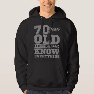 Sudadera Regalo de cumpleaños de 70 años de edad que pap