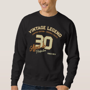 Sudadera Regalo de cumpleaños del año y edad Vintage
