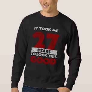 Sudadera Regalo de cumpleaños divertido de 27 años de antig