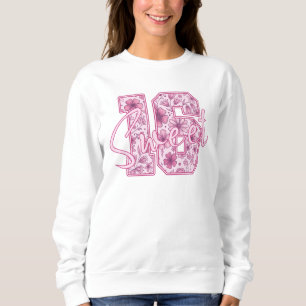 Sudadera Regalo de cumpleaños elegante de 16 años con flore
