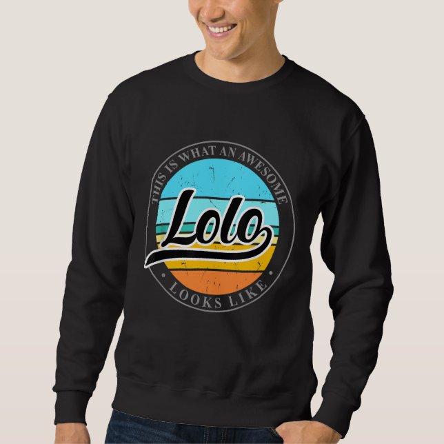 Sudadera Regalo de cumpleaños por el Día del Padre para Lol (Anverso)
