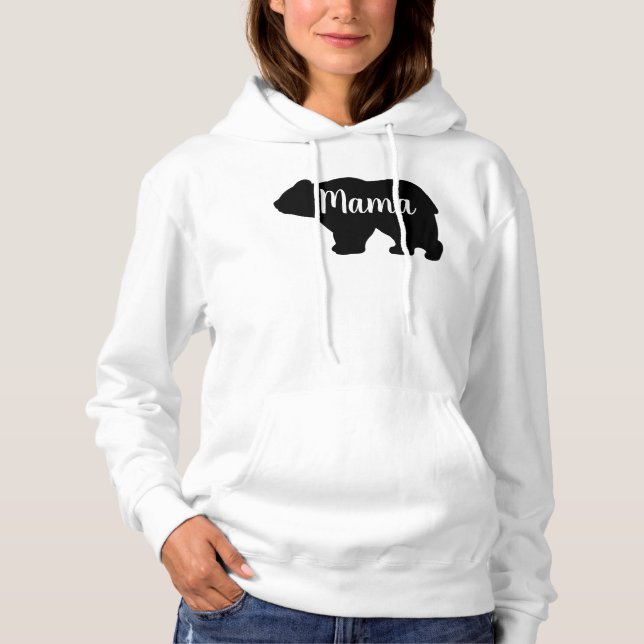 Sudadera Regalo de Día de la Madre de diseño de oso dulce M (Anverso)