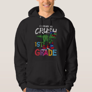 Sudadera Regalo de dinosaurio de vuelta a la escuela para e