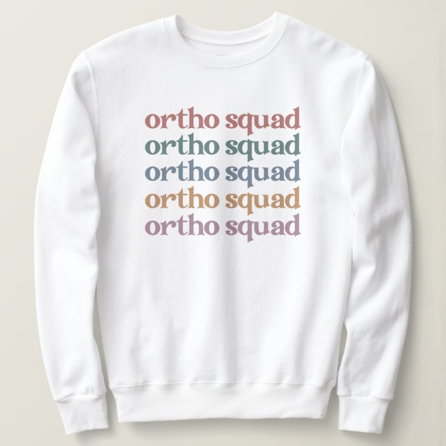 Sudadera Regalo de enfermería ortodoncia ortodoncia ortodox (Anverso del diseño)