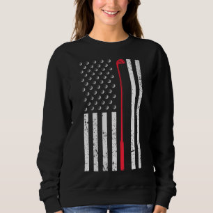 Sudadera Regalo de golf Bandera Americana para golfista 4 d