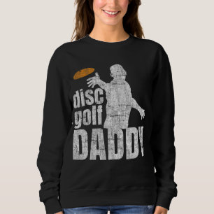 Sudadera Regalo de golf de disco de papi retro vintage para