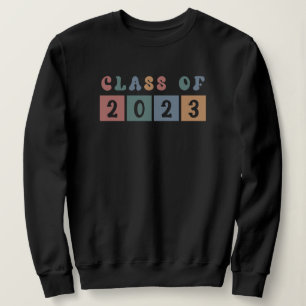 Sudadera Regalo de graduación de la Escuela de Retro de 202