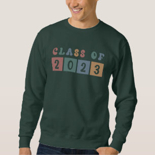 Sudadera Regalo de graduación de la Escuela de Retro de 202