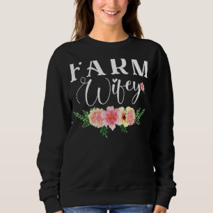 Sudadera Regalo de granjero Hogar Granja Esposa