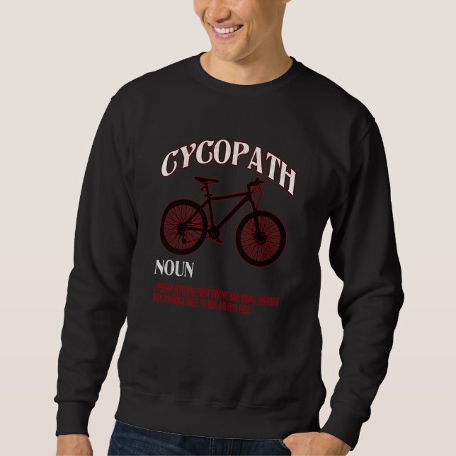 Sudadera Regalo de humor para bicicletas y bicicletas (Anverso)