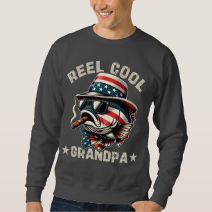 Sudadera Regalo de jubilación para el abuelo pescador genia