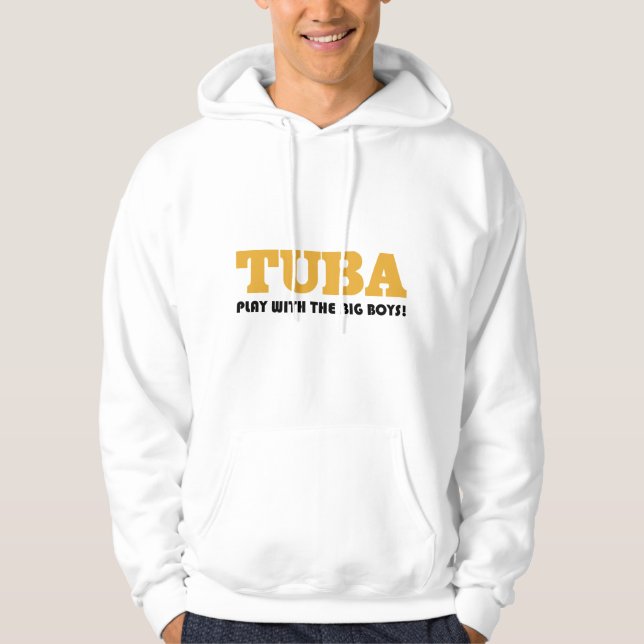 Sudadera Regalo de la actitud de la tuba del oro (Anverso)