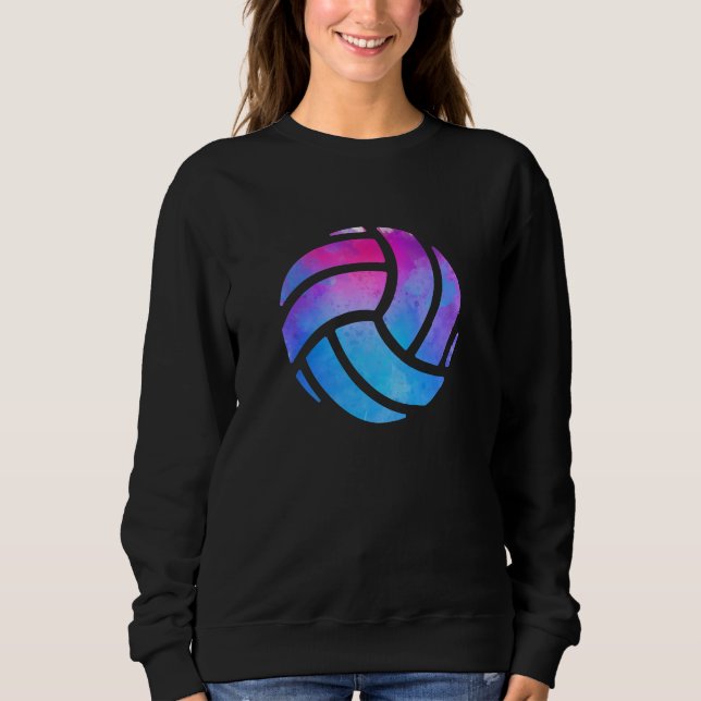 Sudadera Regalo de la aptitud del deporte del voleibol (Anverso)