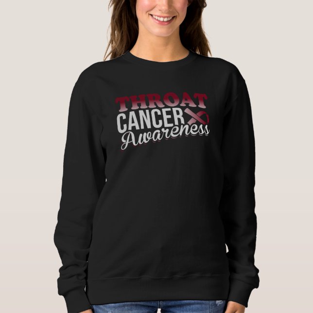 Sudadera Regalo de la camiseta de la conciencia del cáncer (Anverso)