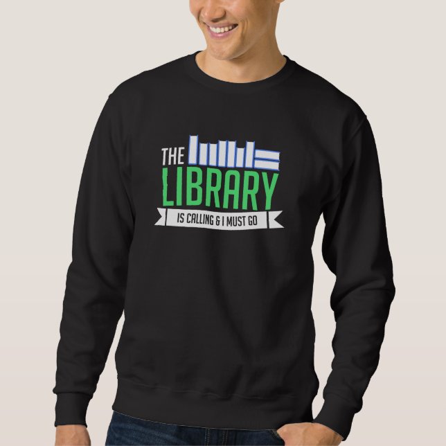 Sudadera Regalo de libros de bibliotecas bibliotecarias (Anverso)