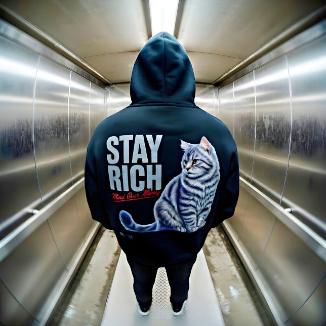 Sudadera Regalo de mentalidad para permanecer rico para ama (Subido por el creador)