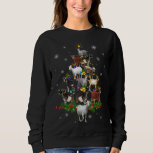 Sudadera Regalo de Navidad en Goat Christmas Snow Funny Goa
