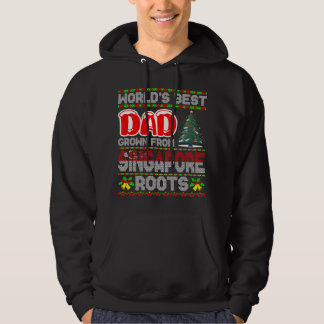 Sudadera Regalo de Navidad Papá del Mundo Creado en Singapu
