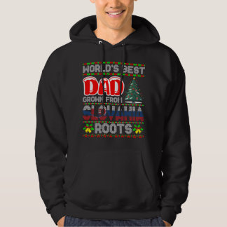 Sudadera Regalo de Navidad Papá del Mundo Crecido en Eslova
