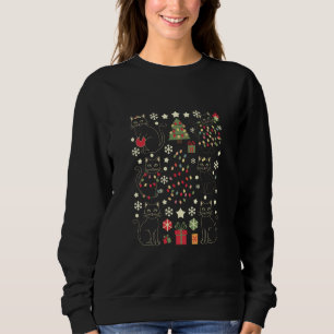 Sudadera Regalo de Navidad para amante de gatos para dueño