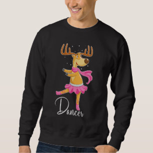 Sudadera Regalo de Navidades de bailarinas de ballet de ren