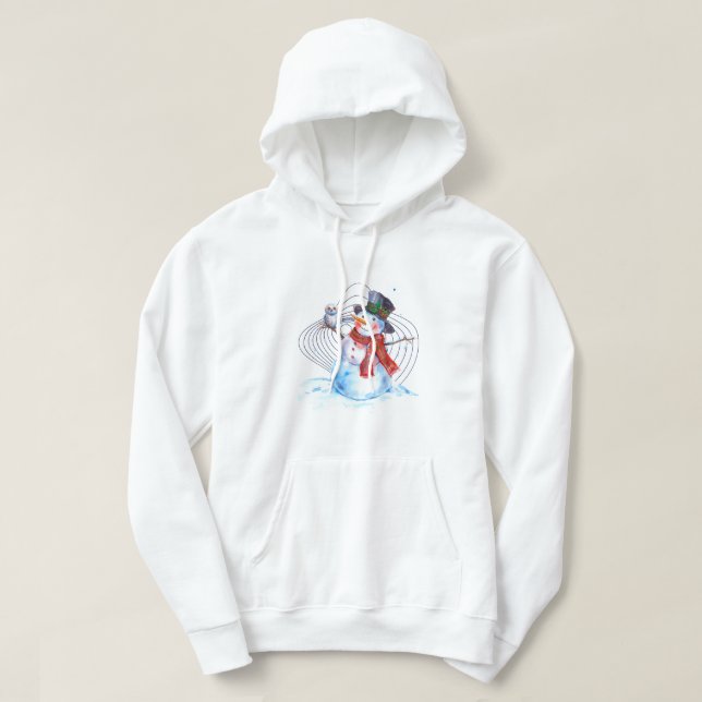 Sudadera Regalo de Navidades Snowman (Diseño del anverso)