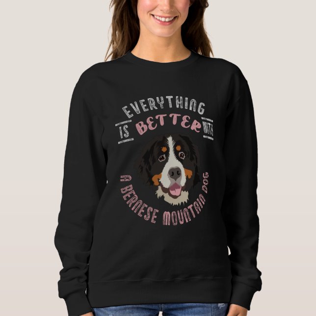 Sudadera Regalo de perro de montaña de Bernese (Anverso)