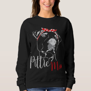 Sudadera Regalo de Pittie Mom American Pitbull Dog Lover
