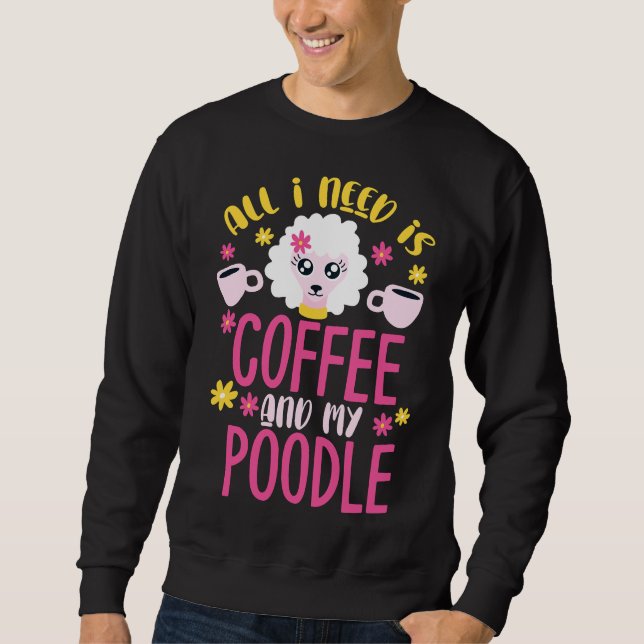 Sudadera Regalo de poodle de poodle de poodle (Anverso)