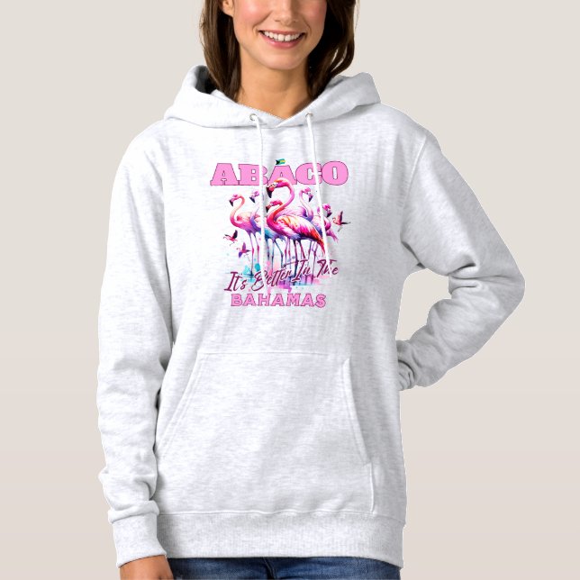Sudadera Regalo de recuerdo de Bahamas: Abaco Bahamas Flami (Anverso)