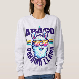 Sudadera Regalo de recuerdo de Bahamas: Abaco Bahamas Llama