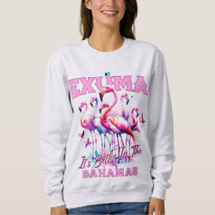 Sudadera Regalo de recuerdo de Bahamas : Exuma Bahamas Flam