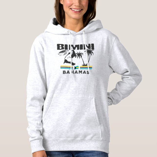 Sudadera Regalo de recuerdo de Bahamas: La independencia de (Anverso)