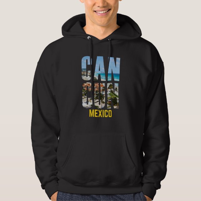 Sudadera Regalo de recuerdo de México en Cancún vacaciones  (Anverso)