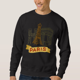 Sudadera Regalo de recuerdo de París City France para hombr