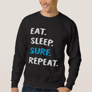 Sudadera Regalo de repetición de surf de sueño para hombres