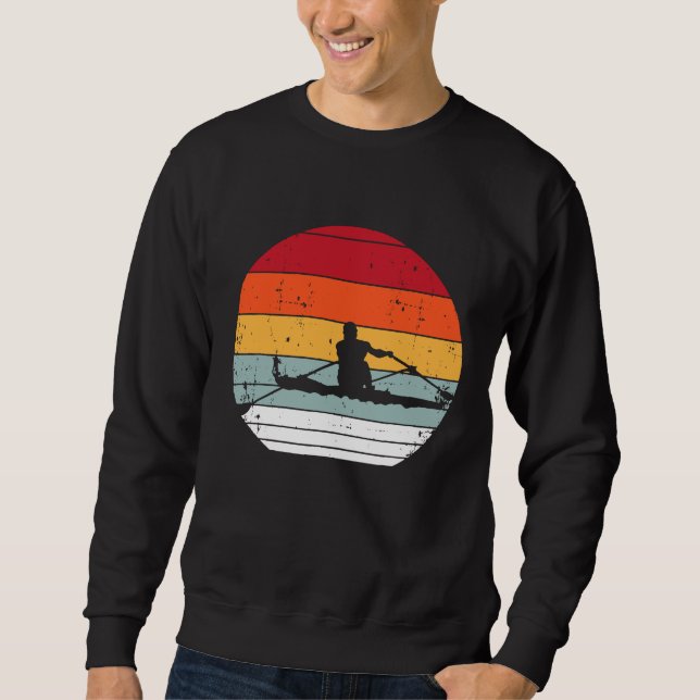 Sudadera Regalo de retro Rowing Funny Rower Boating Team Gi (Anverso)