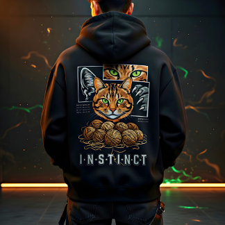 Sudadera Regalo de Ropa Divertida para Amantes de Gatos Ins