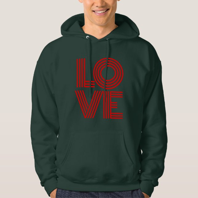 Sudadera Regalo de San Valentín para su sencillo diseño de  (Anverso)